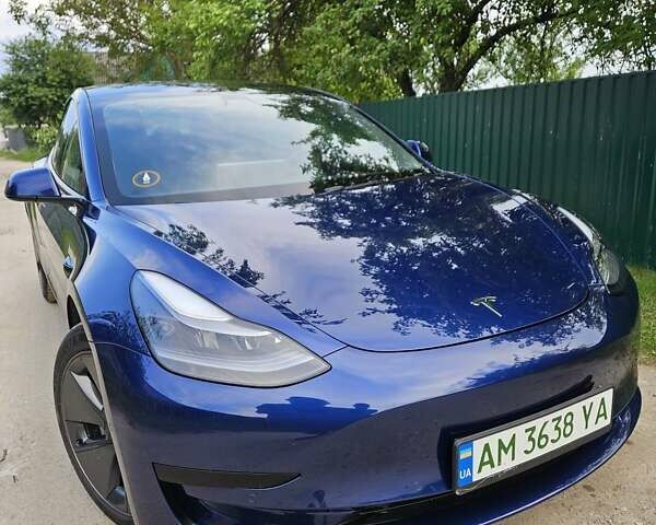 Синій Тесла Модель 3, об'ємом двигуна 0 л та пробігом 37 тис. км за 20700 $, фото 2 на Automoto.ua