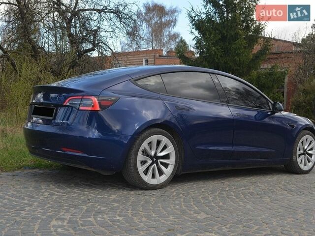 Синий Тесла Модель 3, объемом двигателя 0 л и пробегом 130 тыс. км за 16500 $, фото 1 на Automoto.ua