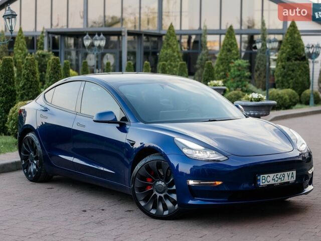 Синій Тесла Модель 3, об'ємом двигуна 0 л та пробігом 3 тис. км за 24000 $, фото 3 на Automoto.ua