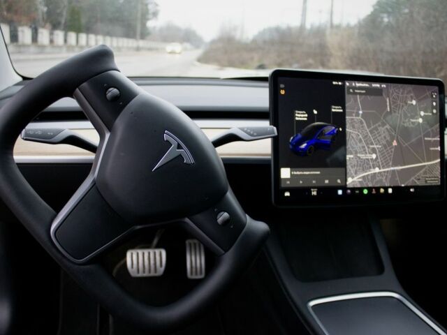 Синій Тесла Модель 3, об'ємом двигуна 0 л та пробігом 74 тис. км за 25700 $, фото 4 на Automoto.ua