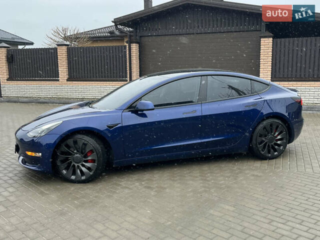 Синій Тесла Модель 3, об'ємом двигуна 0 л та пробігом 40 тис. км за 23200 $, фото 3 на Automoto.ua