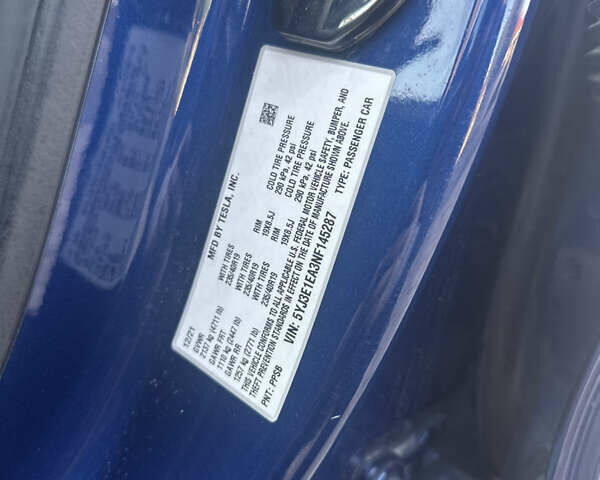 Тесла Модель 3 2021 в Одессе на Automoto.ua Синий Тесла Модель 3, объемом двигателя 0 л и пробегом 101 тыс. км за 19500 $, фото 27 на Automoto.ua