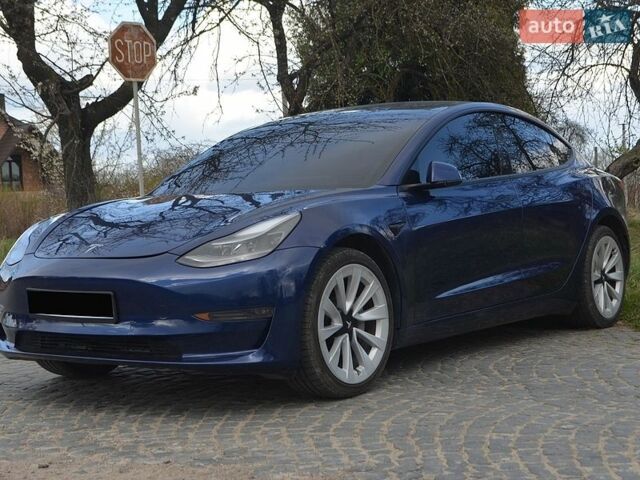 Синий Тесла Модель 3, объемом двигателя 0 л и пробегом 130 тыс. км за 16500 $, фото 4 на Automoto.ua