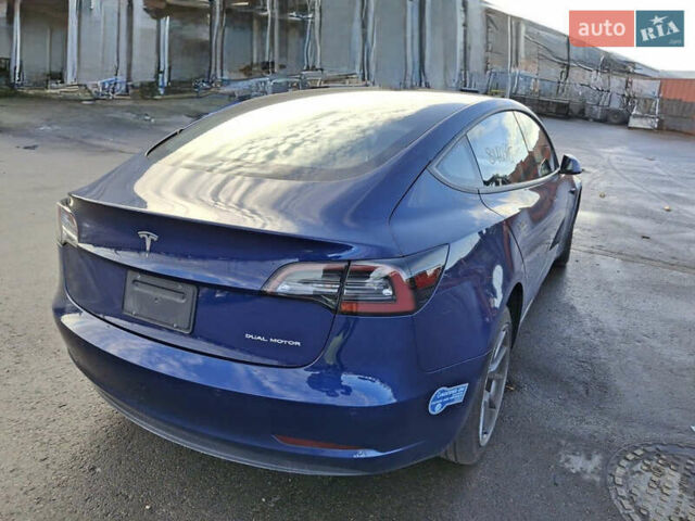 Синий Тесла Модель 3, объемом двигателя 0 л и пробегом 120 тыс. км за 18000 $, фото 1 на Automoto.ua