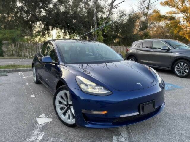 Синий Тесла Модель 3, объемом двигателя 0 л и пробегом 20 тыс. км за 14000 $, фото 1 на Automoto.ua