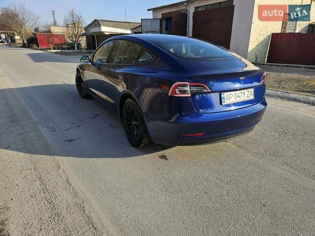 Синий Тесла Модель 3, объемом двигателя 0 л и пробегом 22 тыс. км за 20000 $, фото 2 на Automoto.ua