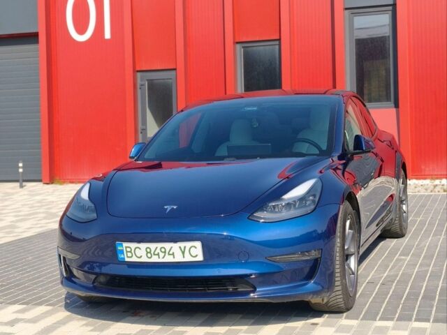 Синій Тесла Модель 3, об'ємом двигуна 0 л та пробігом 90 тис. км за 19500 $, фото 1 на Automoto.ua