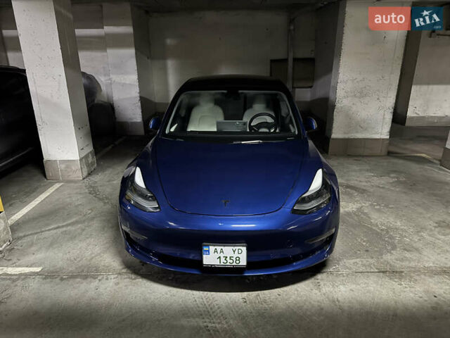 Синий Тесла Модель 3, объемом двигателя 0 л и пробегом 54 тыс. км за 22500 $, фото 10 на Automoto.ua