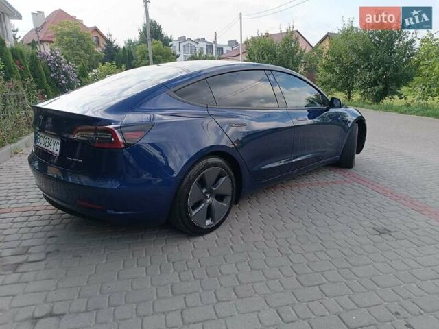 Синій Тесла Модель 3, об'ємом двигуна 0 л та пробігом 37 тис. км за 24449 $, фото 1 на Automoto.ua