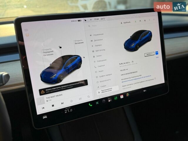 Синій Тесла Модель 3, об'ємом двигуна 0 л та пробігом 153 тис. км за 16999 $, фото 35 на Automoto.ua
