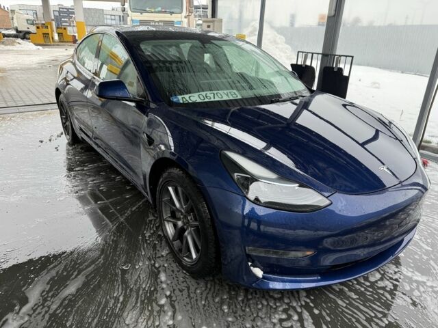 Синий Тесла Модель 3, объемом двигателя 0 л и пробегом 108 тыс. км за 17500 $, фото 1 на Automoto.ua