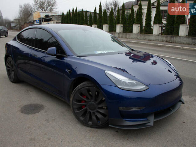 Синій Тесла Модель 3, об'ємом двигуна 0 л та пробігом 74 тис. км за 25700 $, фото 5 на Automoto.ua