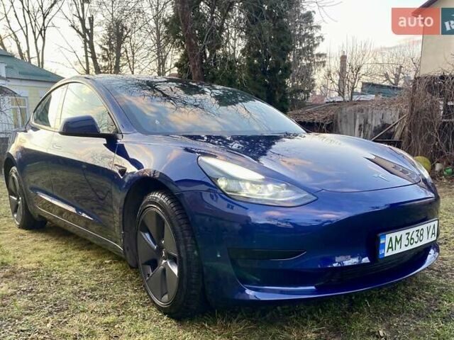 Синий Тесла Модель 3, объемом двигателя 0 л и пробегом 33 тыс. км за 20500 $, фото 9 на Automoto.ua