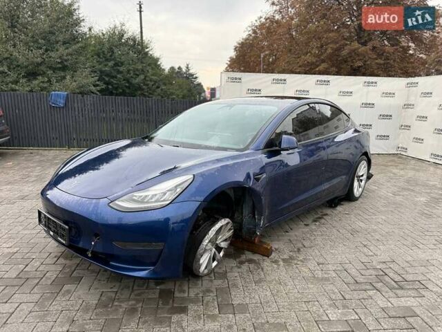 Синій Тесла Модель 3, об'ємом двигуна 0 л та пробігом 92 тис. км за 12500 $, фото 1 на Automoto.ua