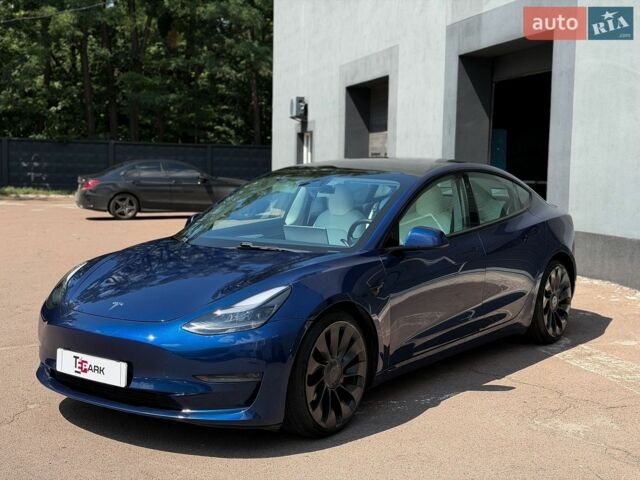 Синий Тесла Модель 3, объемом двигателя 0 л и пробегом 99 тыс. км за 22500 $, фото 2 на Automoto.ua