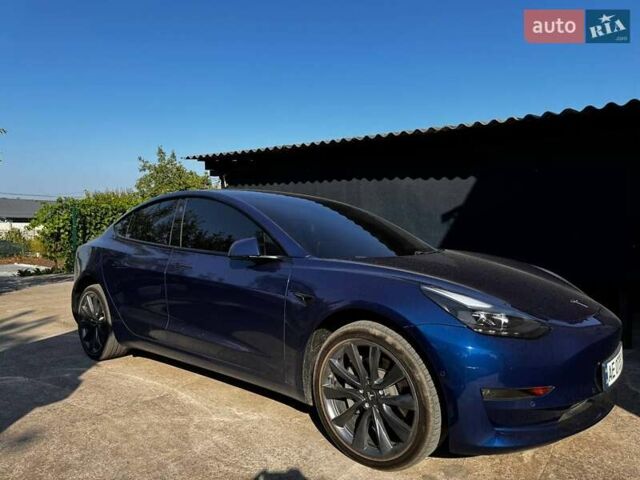 Синій Тесла Модель 3, об'ємом двигуна 0 л та пробігом 114 тис. км за 22500 $, фото 1 на Automoto.ua