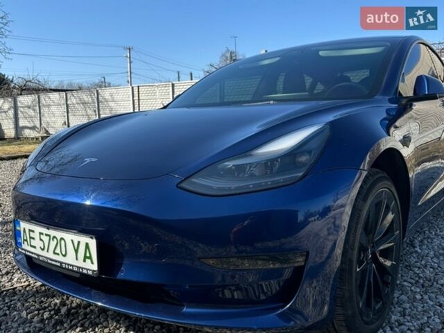 Синий Тесла Модель 3, объемом двигателя 0 л и пробегом 55 тыс. км за 22500 $, фото 4 на Automoto.ua