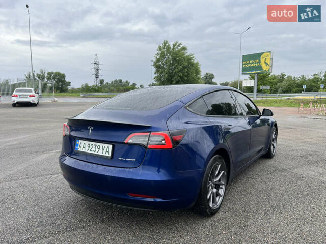 Синий Тесла Модель 3, объемом двигателя 0 л и пробегом 95 тыс. км за 18800 $, фото 4 на Automoto.ua