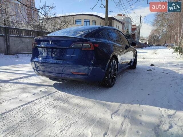 Синий Тесла Модель 3, объемом двигателя 0 л и пробегом 36 тыс. км за 25300 $, фото 7 на Automoto.ua