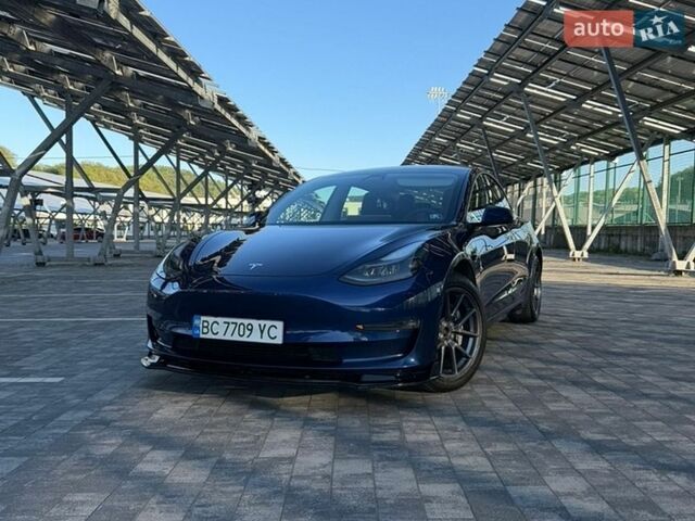 Синий Тесла Модель 3, объемом двигателя 0 л и пробегом 75 тыс. км за 19900 $, фото 2 на Automoto.ua