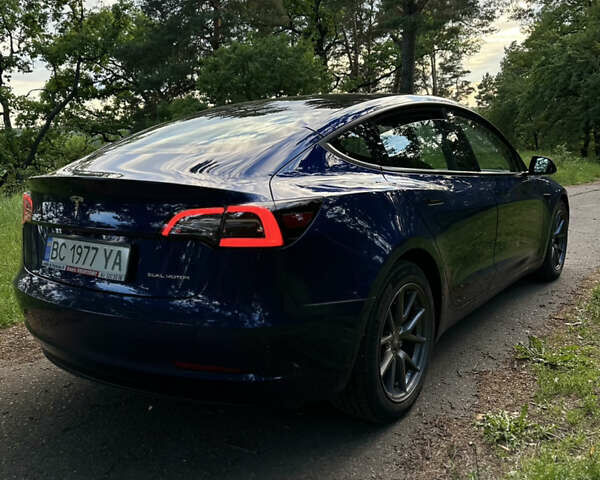 Синий Тесла Модель 3, объемом двигателя 0 л и пробегом 50 тыс. км за 28900 $, фото 5 на Automoto.ua