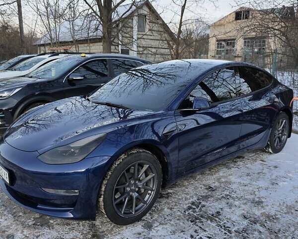 Синий Тесла Модель 3, объемом двигателя 0 л и пробегом 130 тыс. км за 17500 $, фото 3 на Automoto.ua