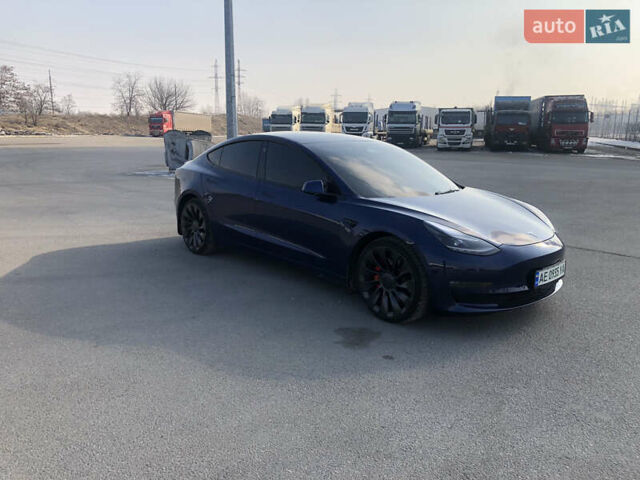 Синій Тесла Модель 3, об'ємом двигуна 0 л та пробігом 57 тис. км за 28000 $, фото 2 на Automoto.ua