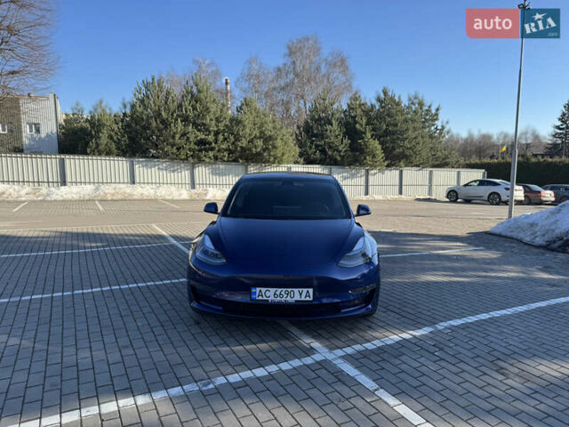 Синий Тесла Модель 3, объемом двигателя 0 л и пробегом 146 тыс. км за 17500 $, фото 3 на Automoto.ua