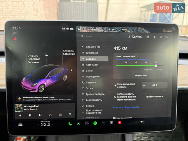 Синій Тесла Модель 3, об'ємом двигуна 0 л та пробігом 34 тис. км за 23000 $, фото 13 на Automoto.ua