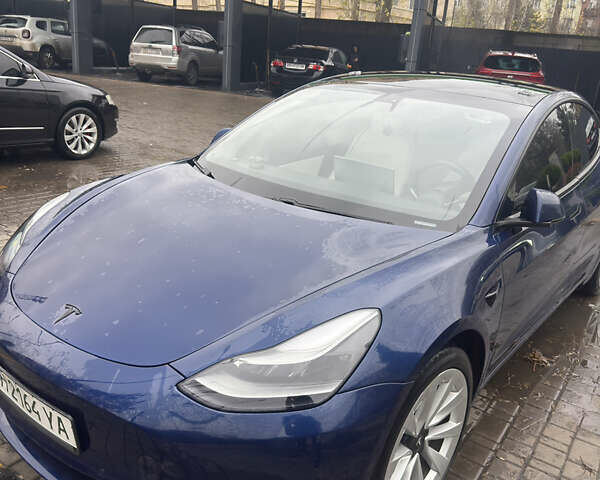 Синий Тесла Модель 3, объемом двигателя 0 л и пробегом 83 тыс. км за 19000 $, фото 1 на Automoto.ua