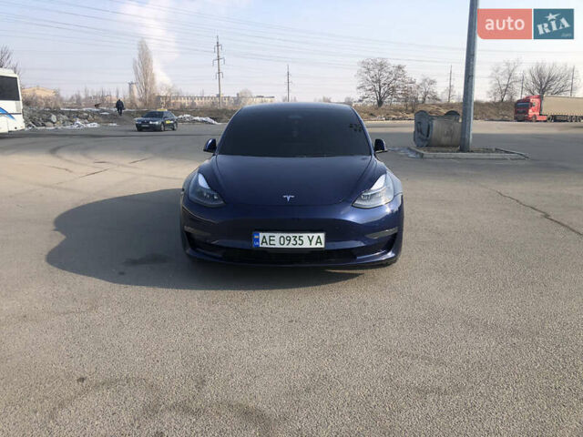 Синій Тесла Модель 3, об'ємом двигуна 0 л та пробігом 57 тис. км за 28000 $, фото 1 на Automoto.ua