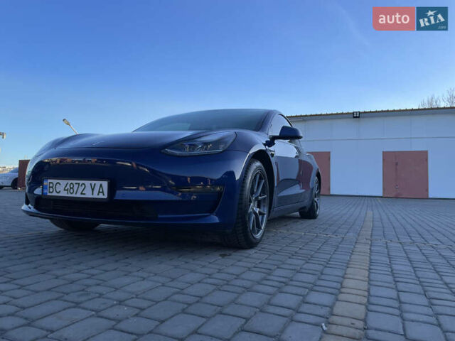 Синий Тесла Модель 3, объемом двигателя 0 л и пробегом 50 тыс. км за 22500 $, фото 1 на Automoto.ua