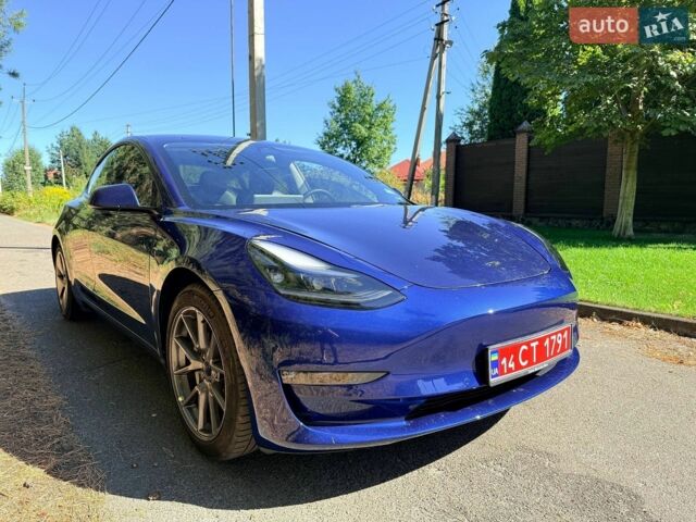 Синій Тесла Модель 3, об'ємом двигуна 0 л та пробігом 129 тис. км за 16900 $, фото 1 на Automoto.ua