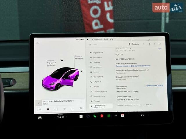 Синій Тесла Модель 3, об'ємом двигуна 0 л та пробігом 88 тис. км за 19999 $, фото 19 на Automoto.ua