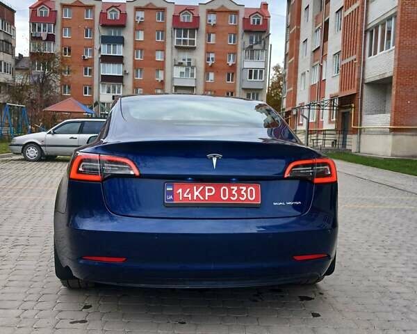 Синий Тесла Модель 3, объемом двигателя 0 л и пробегом 93 тыс. км за 18500 $, фото 18 на Automoto.ua