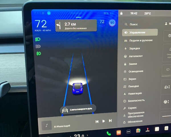 Синій Тесла Модель 3, об'ємом двигуна 0 л та пробігом 81 тис. км за 24999 $, фото 48 на Automoto.ua