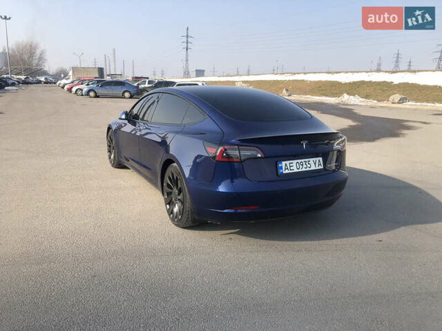 Синій Тесла Модель 3, об'ємом двигуна 0 л та пробігом 57 тис. км за 28000 $, фото 4 на Automoto.ua