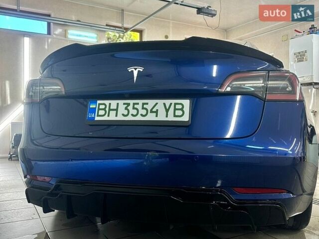 Синий Тесла Модель 3, объемом двигателя 0 л и пробегом 102 тыс. км за 17500 $, фото 5 на Automoto.ua