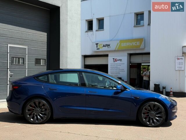 Синий Тесла Модель 3, объемом двигателя 0 л и пробегом 99 тыс. км за 22500 $, фото 9 на Automoto.ua