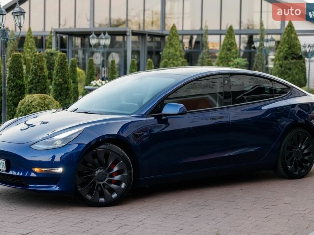 Синій Тесла Модель 3, об'ємом двигуна 0 л та пробігом 3 тис. км за 24000 $, фото 2 на Automoto.ua