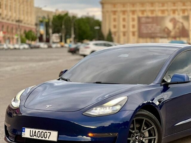 Синий Тесла Модель 3, объемом двигателя 0 л и пробегом 99 тыс. км за 17350 $, фото 2 на Automoto.ua