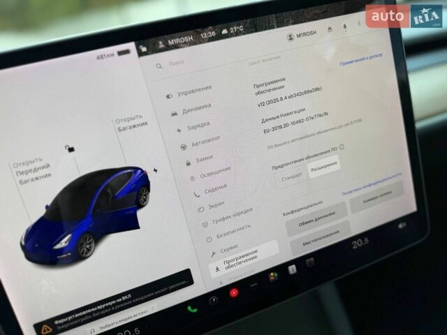 Синий Тесла Модель 3, объемом двигателя 0 л и пробегом 129 тыс. км за 21000 $, фото 40 на Automoto.ua