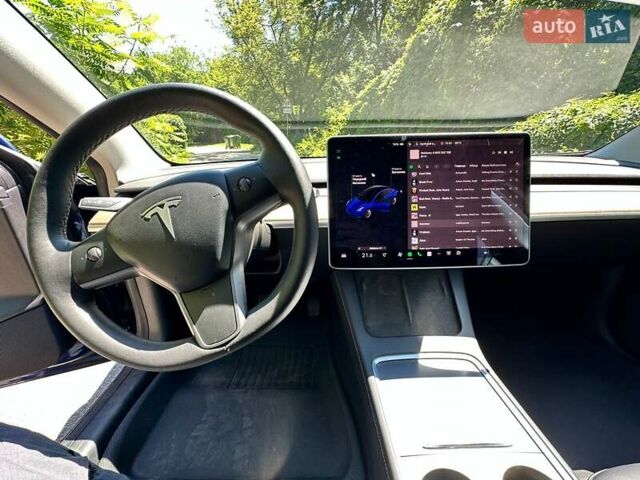 Синий Тесла Модель 3, объемом двигателя 0 л и пробегом 77 тыс. км за 21499 $, фото 16 на Automoto.ua