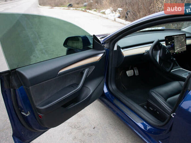 Синій Тесла Модель 3, об'ємом двигуна 0 л та пробігом 74 тис. км за 25700 $, фото 16 на Automoto.ua