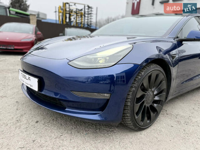Синий Тесла Модель 3, объемом двигателя 0 л и пробегом 92 тыс. км за 25700 $, фото 9 на Automoto.ua
