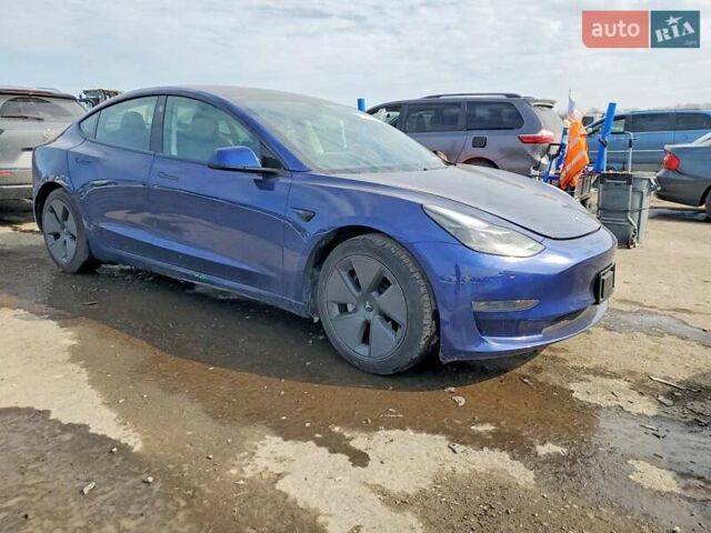 Синий Тесла Модель 3, объемом двигателя 0 л и пробегом 35 тыс. км за 5100 $, фото 1 на Automoto.ua