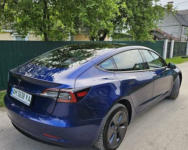 Синій Тесла Модель 3, об'ємом двигуна 0 л та пробігом 37 тис. км за 20700 $, фото 1 на Automoto.ua