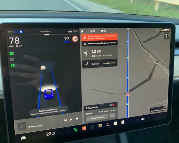 Синій Тесла Модель 3, об'ємом двигуна 0 л та пробігом 81 тис. км за 24999 $, фото 42 на Automoto.ua