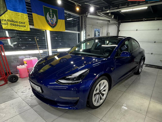 Синій Тесла Модель 3, об'ємом двигуна 0 л та пробігом 145 тис. км за 22900 $, фото 1 на Automoto.ua