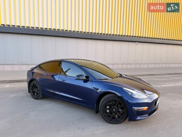 Синий Тесла Модель 3, объемом двигателя 0 л и пробегом 73 тыс. км за 18999 $, фото 3 на Automoto.ua